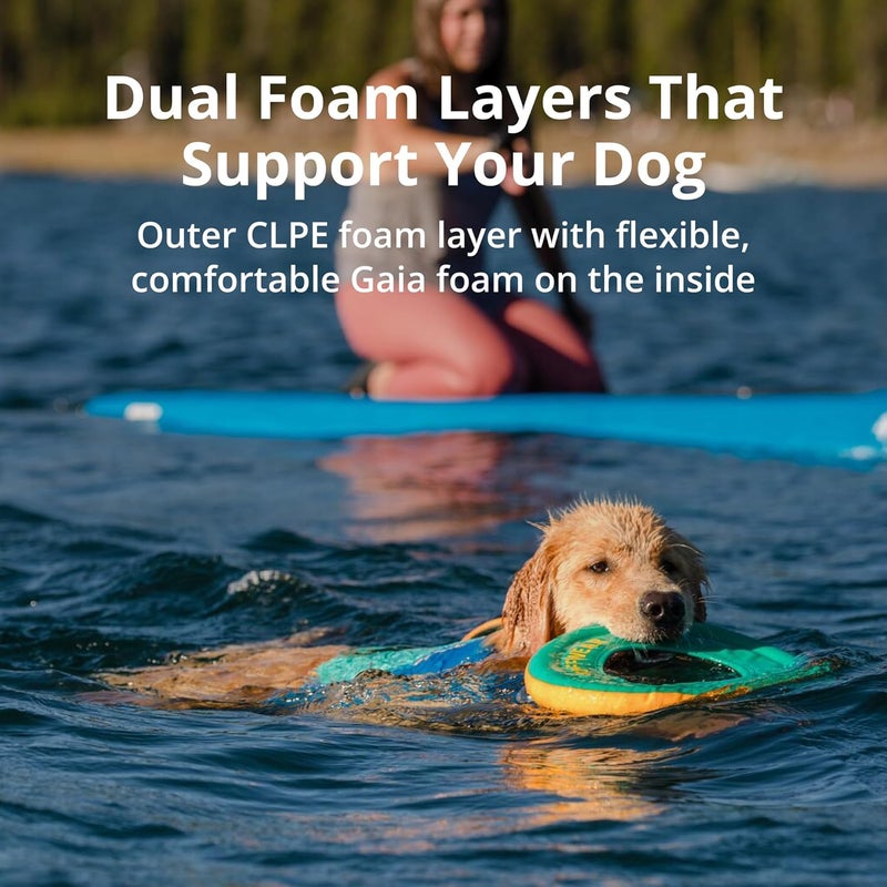 RUFFWEAR , Float Coat Dog Life Jacket, Premium Buoyancy Swim Vest with Lift Handle, Secure Fit & Reflective Trim, Adjustable Flotation for Swimming, Boating, & Outdoor Adventures, Purple Lily, X-Large - Image 4